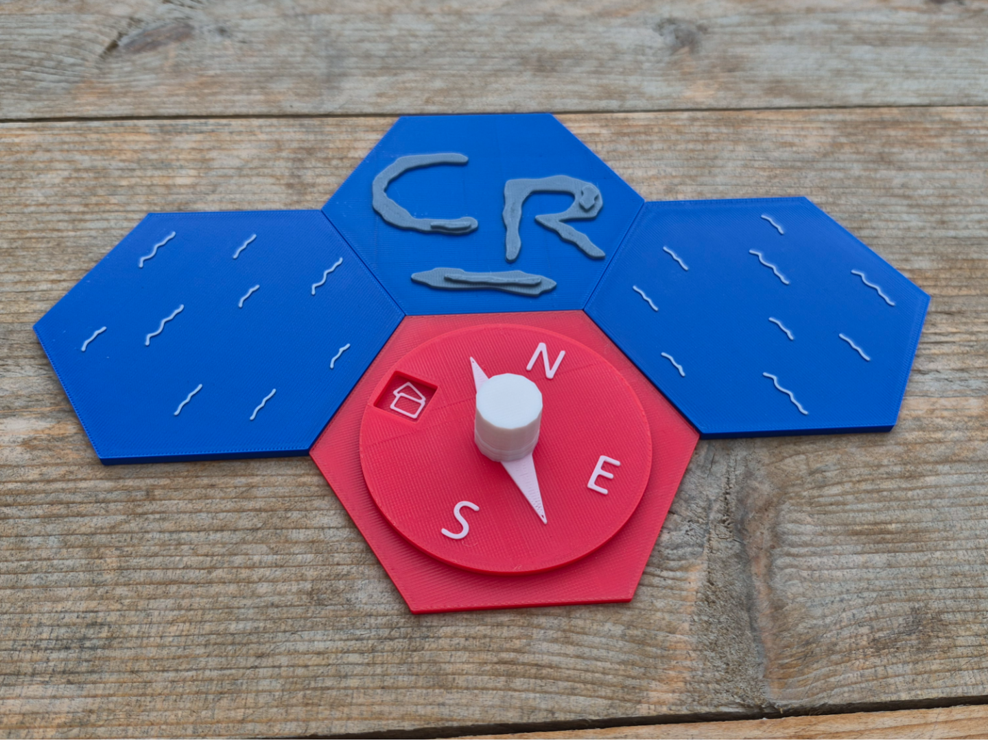 CargoRally Boardgame: Spinning Compass Dice