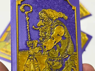 JoJo's Bizarre Adventure - Tarot Cards [HueForge]