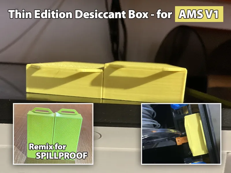 Thin Edition Desiccant Box for AMS V1