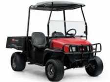Broom holder and bracket for TORO WORKMAN