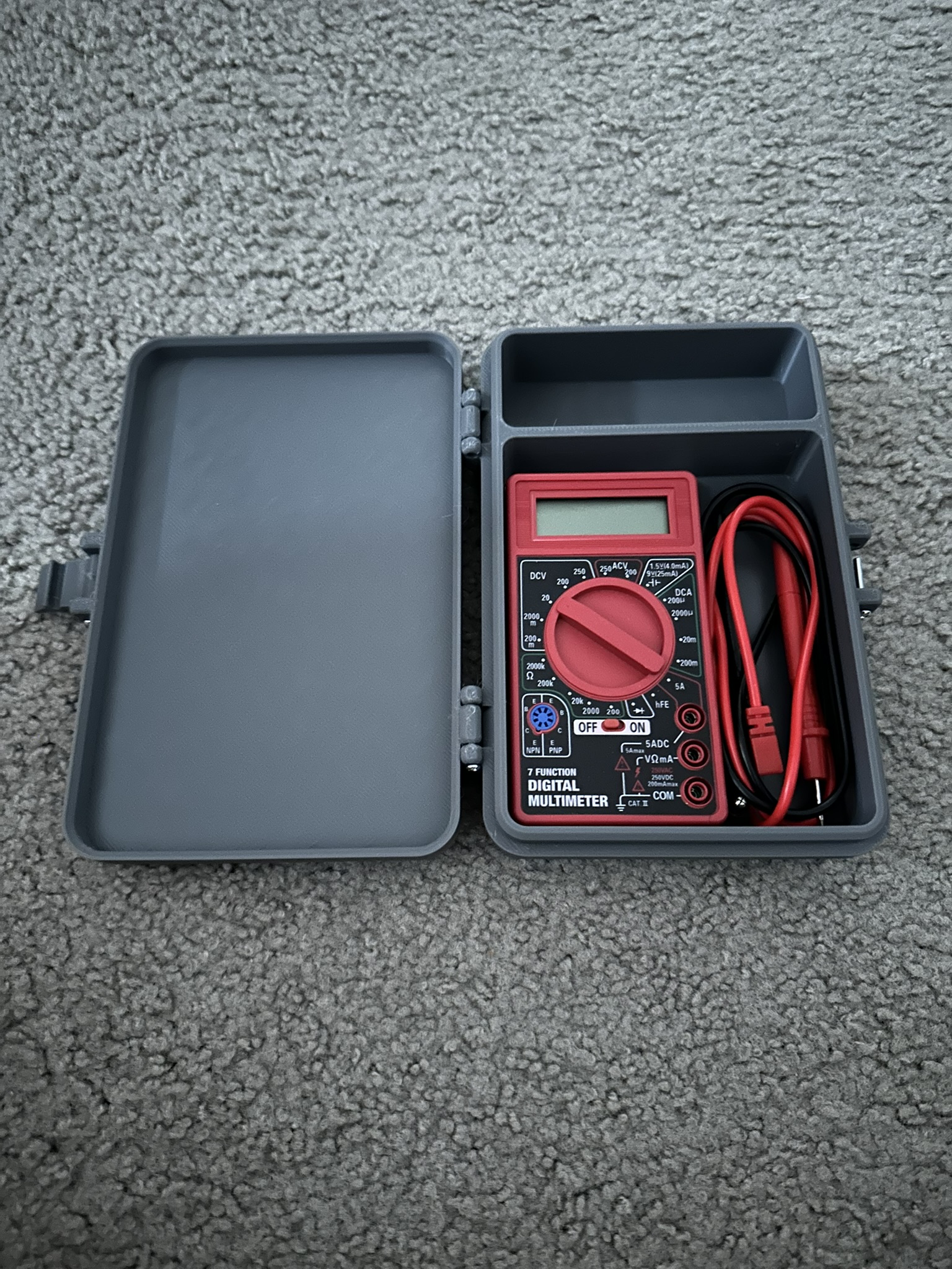 Miniatura 2 do modelo 3D Multimeter Storage Box