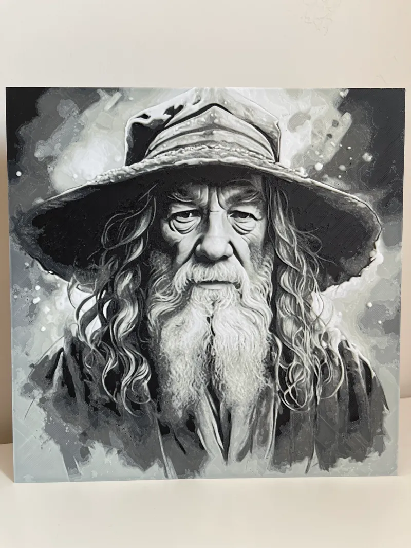 Gandalf Portrait - HueForge