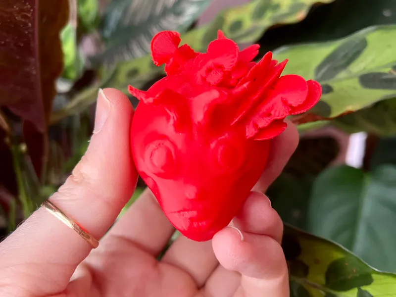 Cursed flowery alien head