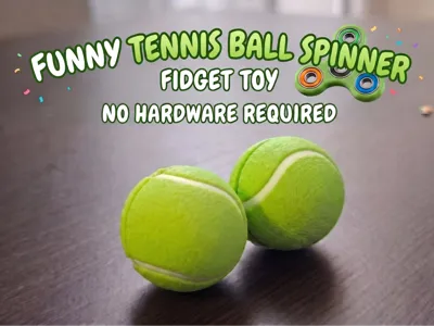 Funny Tennis Ball Spinner, Fidget Toy