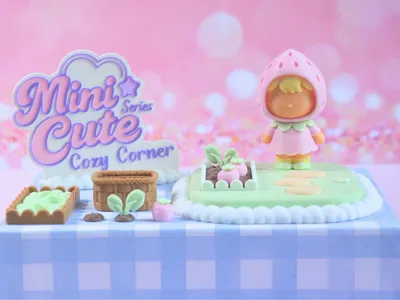 Mini Cute Cozy Corner #1 – Strawberry Garden
