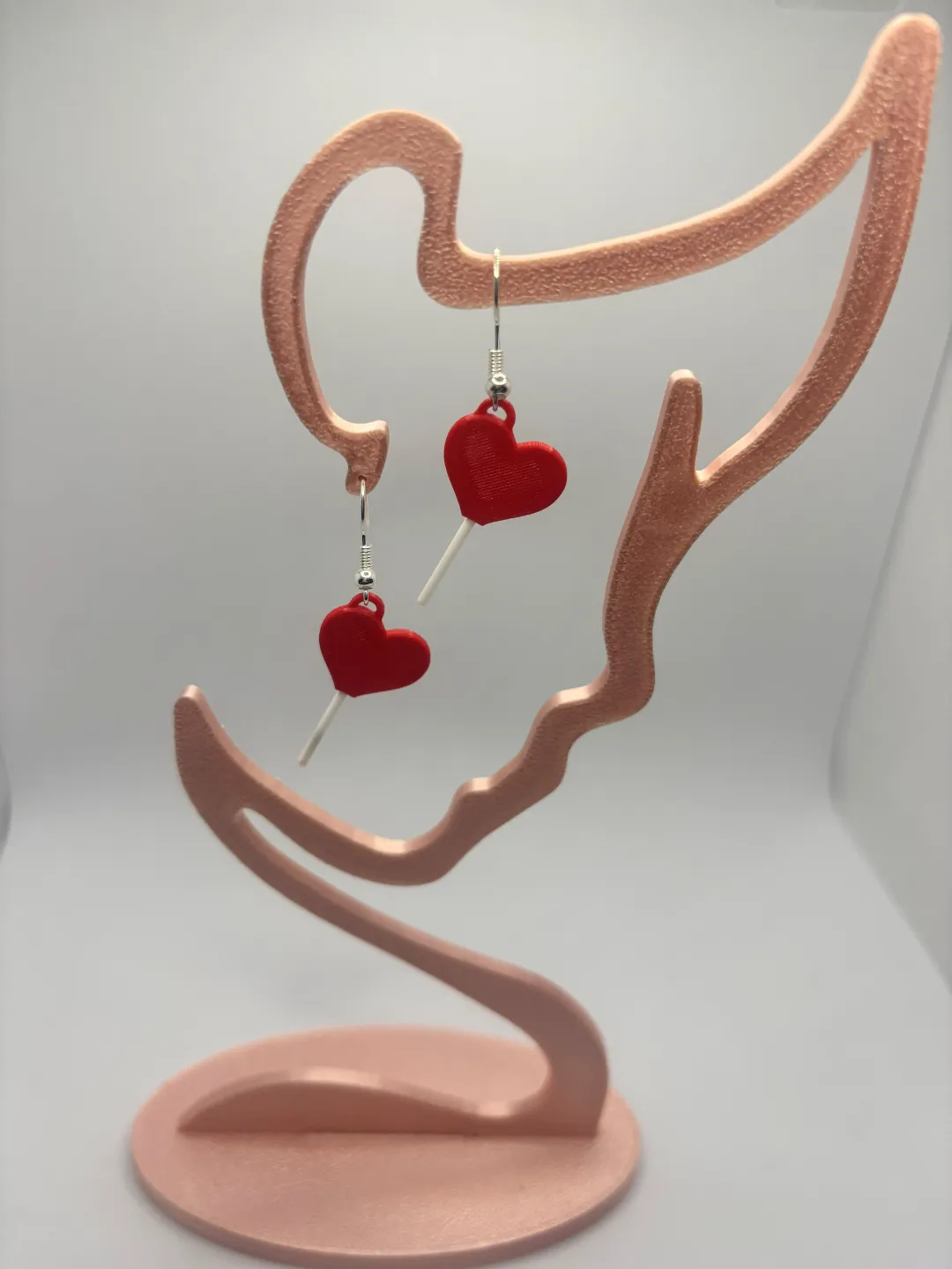 Heart Lollipop Earrings view 2