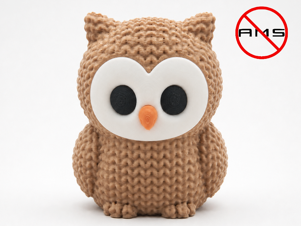 Knitted Owl / NO AMS