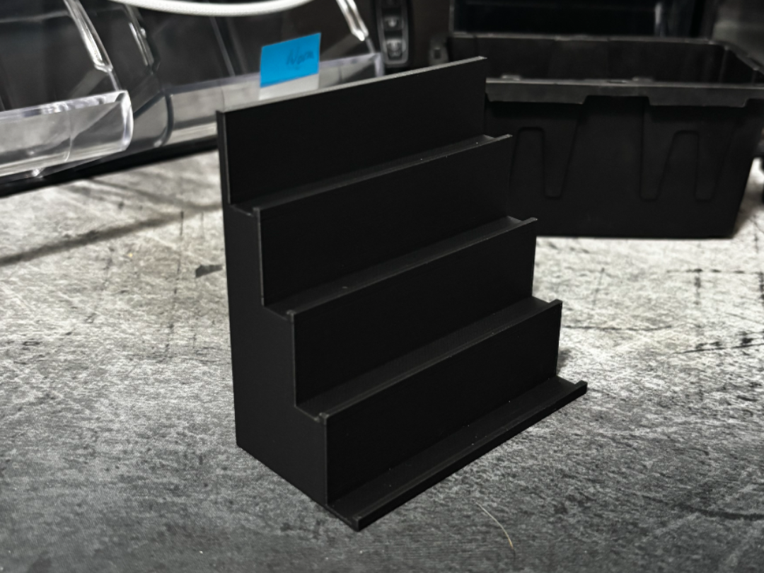 1-4 lipped edge display stands