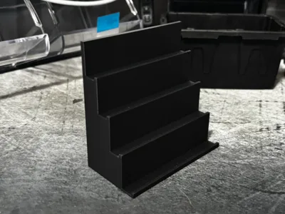 1-4 lipped edge display stands