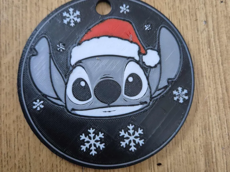 Stitch Christmas Grey
