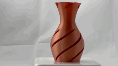 Decorative Spiral Vase 002 - 2 variations avalable