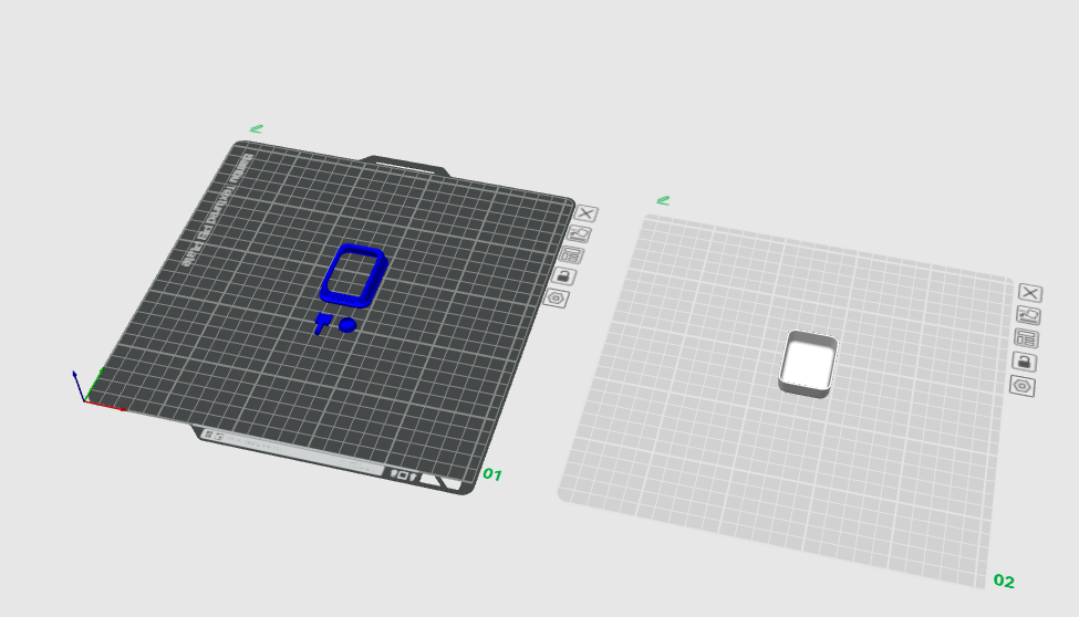 Miniatura 2 do modelo 3D 1:12迷你微缩猫砂盆
