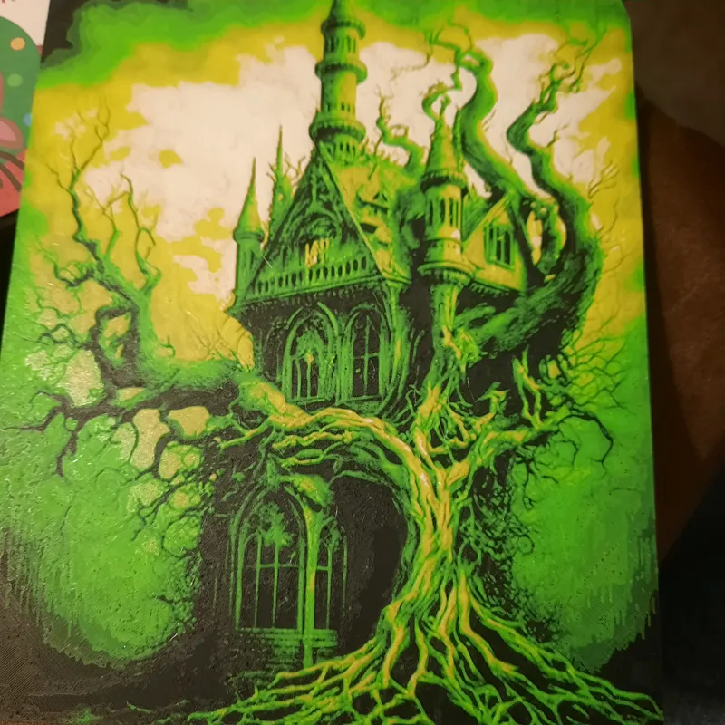house with tree