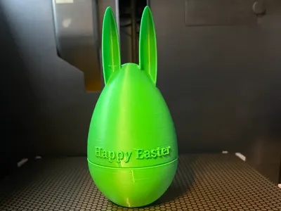 Twist-lock Easter Bunny Egg