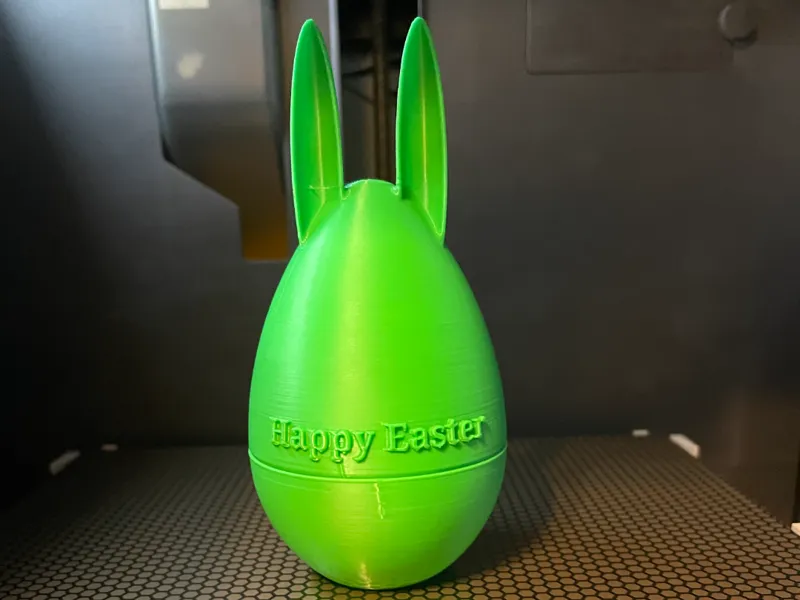 Twist-lock Easter Bunny Egg