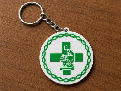 Biomedicine Keychain - Professional Accessory