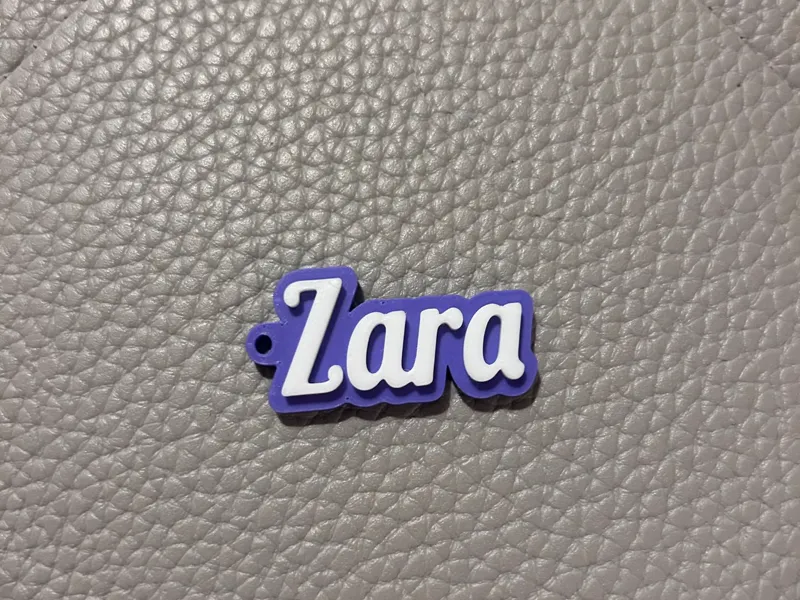 Zara name keychain