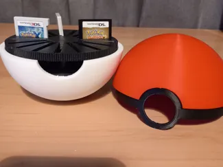 Pokeball Games Holder for DS/3Ds (17 Games) V1