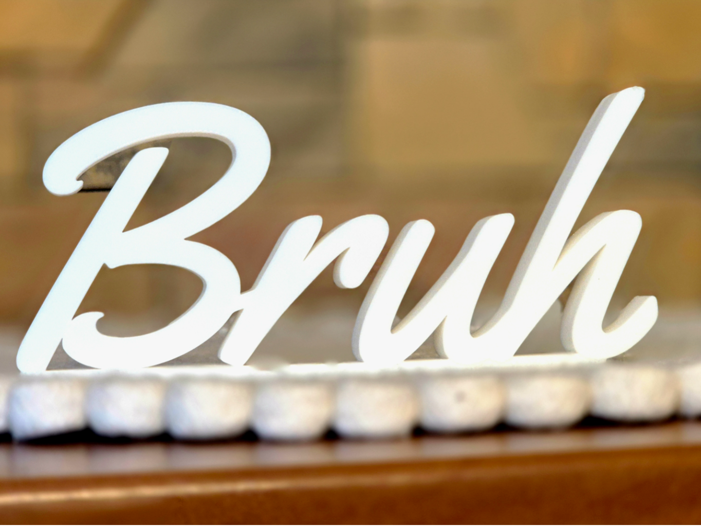 “Bruh” – Minimalist Meme Decor That Says It All