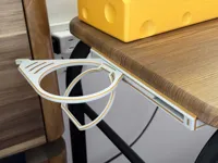 Cup Holder Folds Out to the Left (Single Color, One Spool)