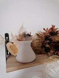 Vase côtelé silhouette sablier — photo 2