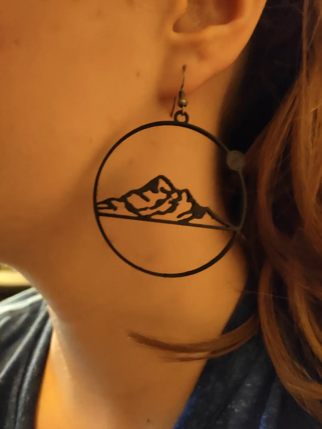 Mountain Outline Earrings view 2