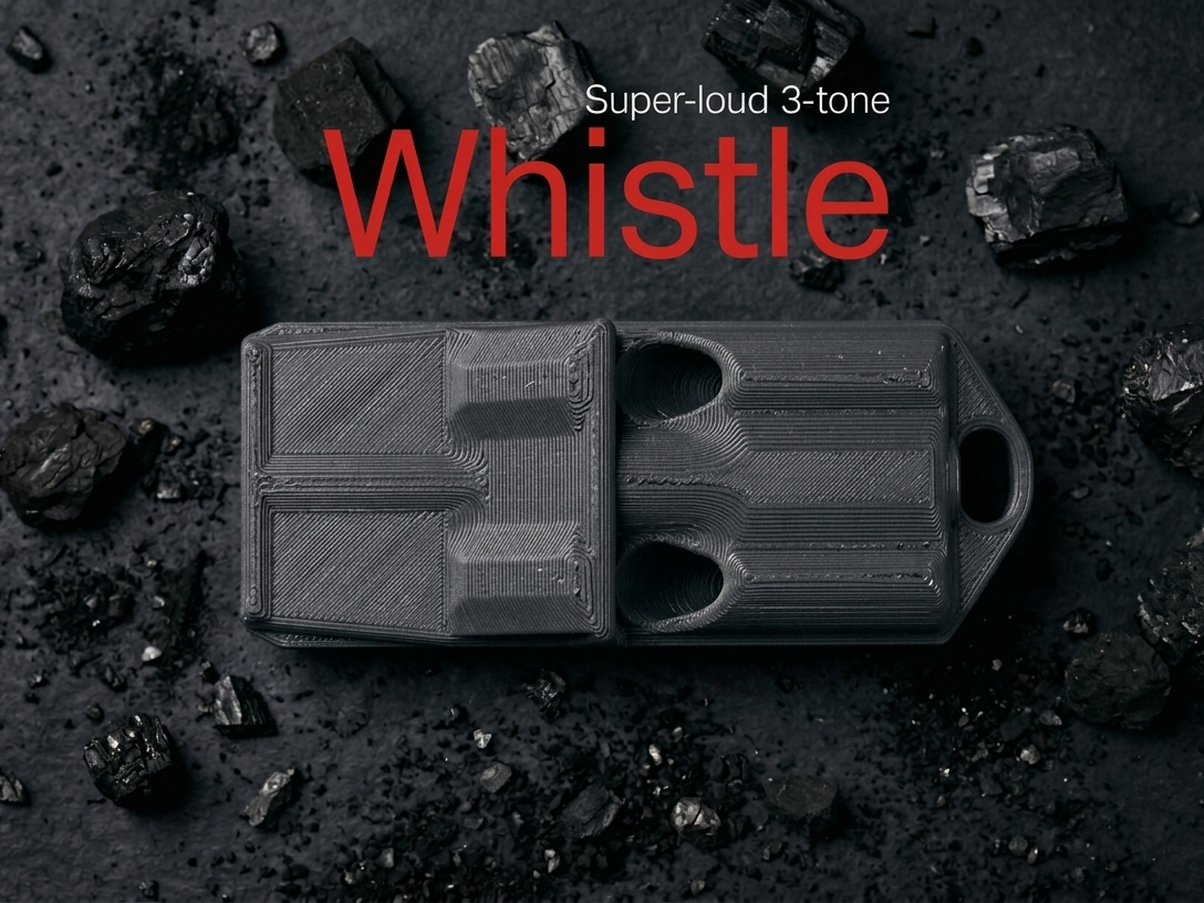 The Thunderstorm: Super Loud 3 tone Whistle