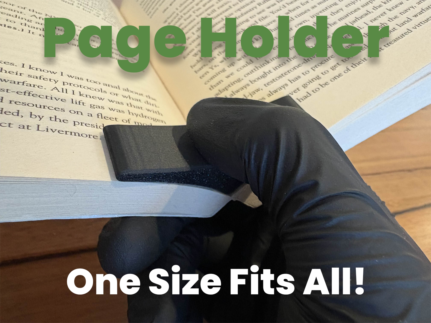 Book Page Holder (One Size Fits All!)