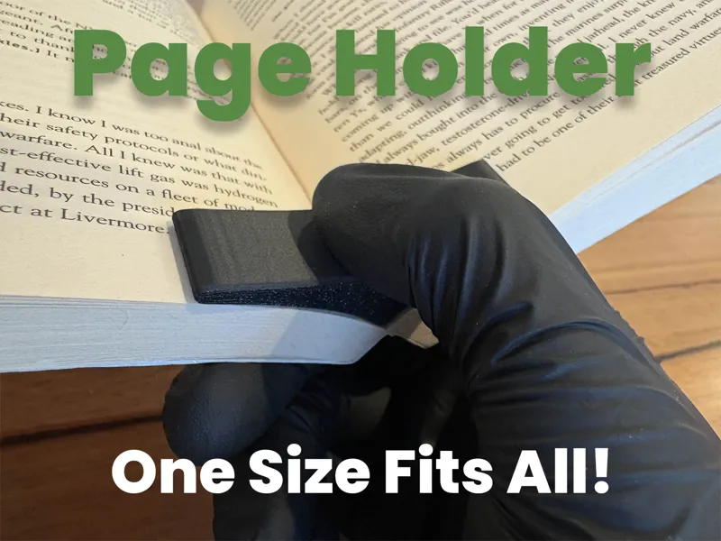 Book Page Holder (One Size Fits All!)