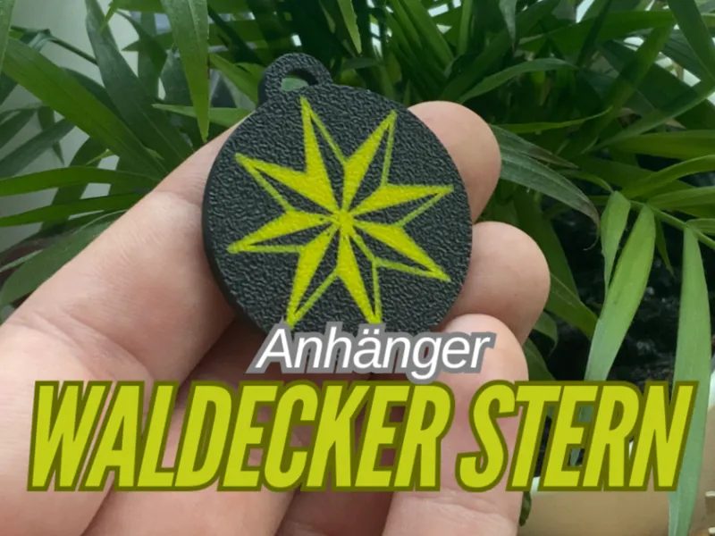 Schlüsselanhänger - Waldecker Stern