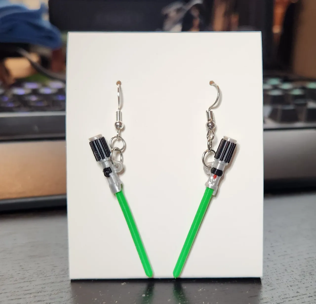 Star Wars Lightsaber Earrings view 2
