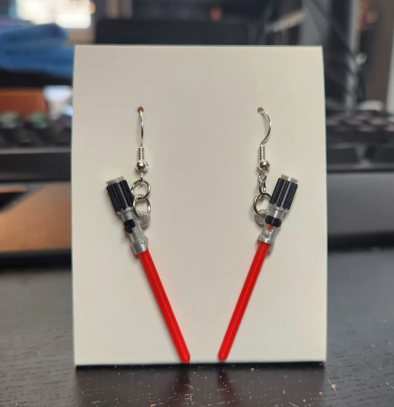 Star Wars Lightsaber Earrings view 3