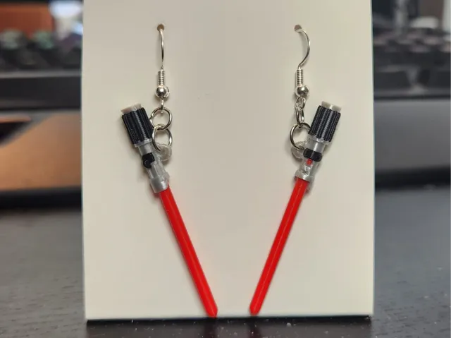 Star Wars Lightsaber Earrings