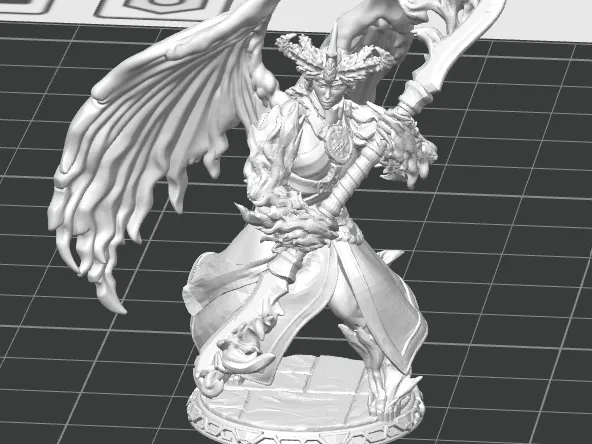 D&D miniature, Flame the fire monster