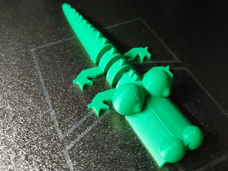 flexi cute baby crocodile