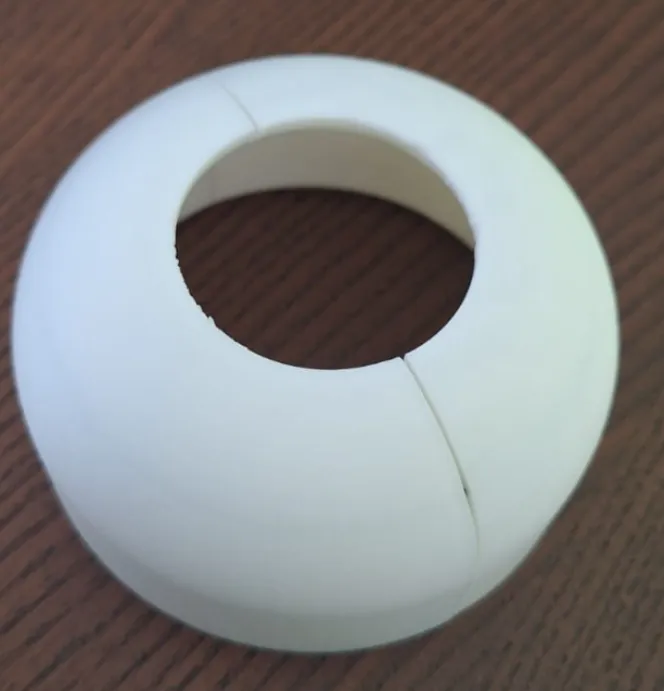 Rosette 43mm for drain / wall connection