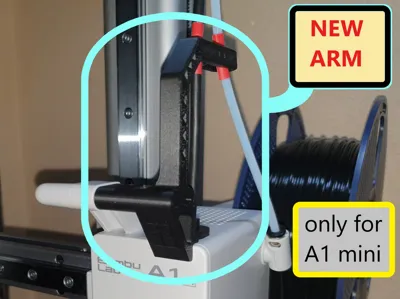 NEW Protective arm for cable and PTFE tube V1 y V2
