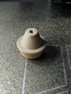 Mushroom Knob with Wood Screw Mount - Size 25-70mm 