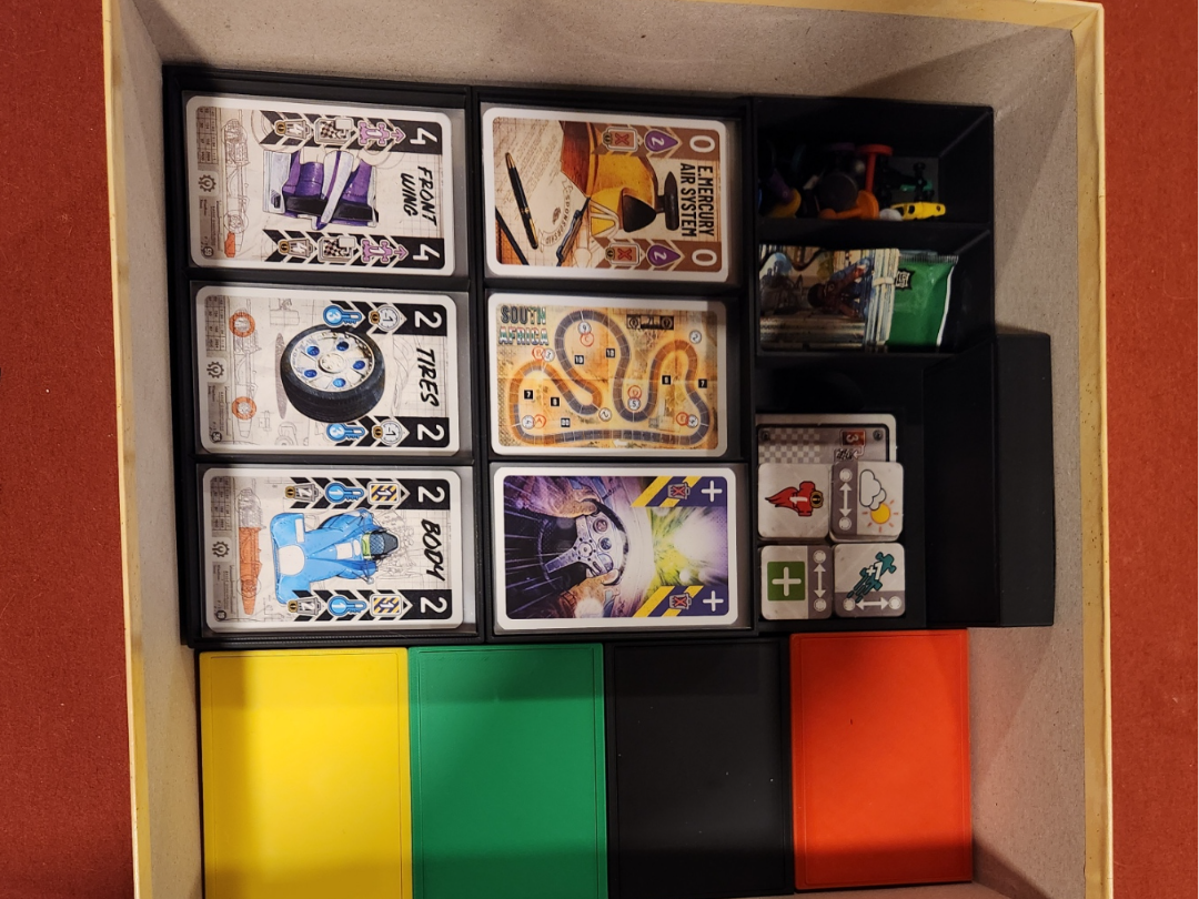 Heat: Pedal to the Metal box insert organizer