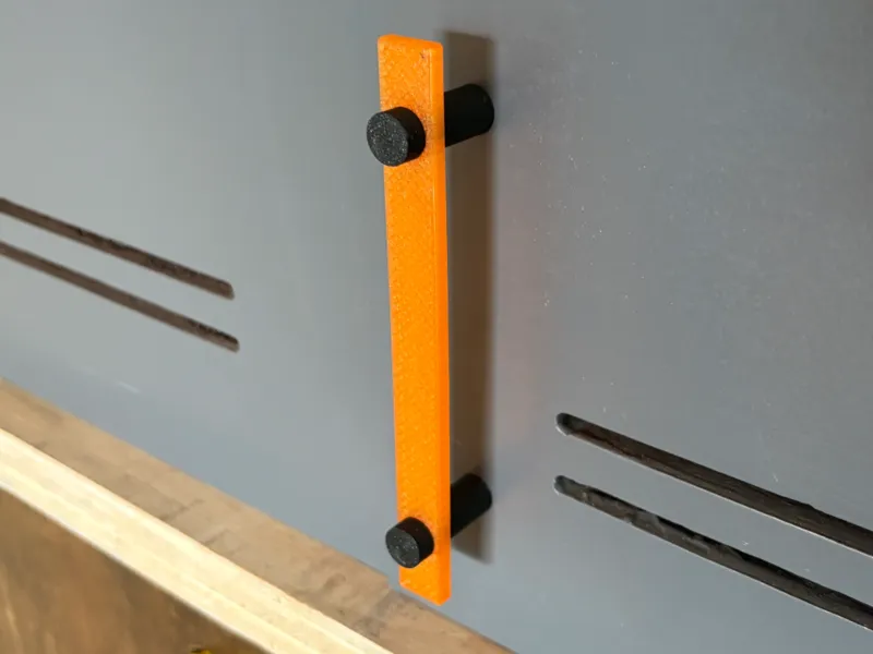 Flat Bar Cupboard Door Handle [Parametric]