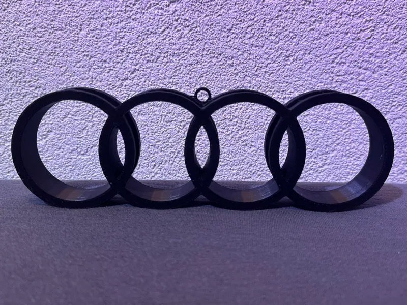 Audi logo wall decoration