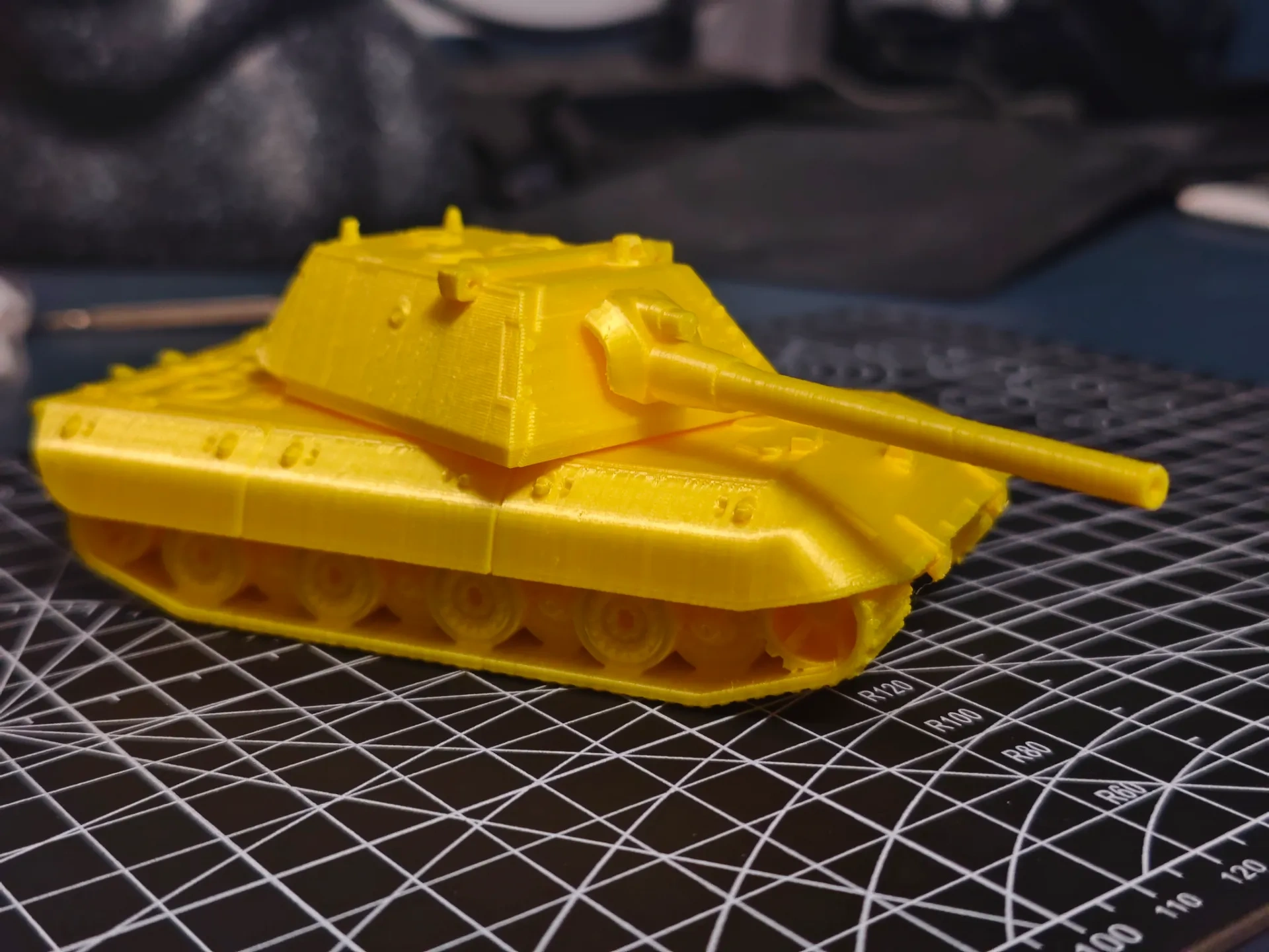 Miniatura 1 do modelo 3D 1/72 德国二战E-100 重型坦克