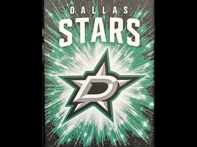 Dallas Stars NHL Hueforge (Bursting Star)