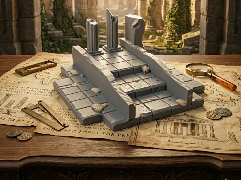 Diorama Colonne Greche