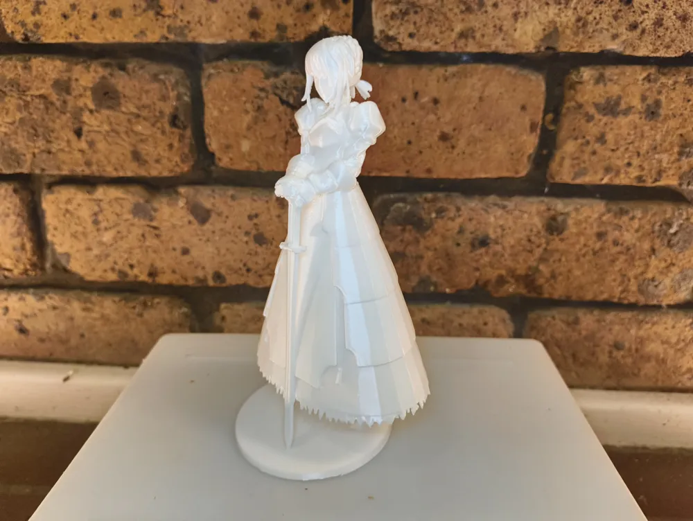 Saber (Fate/stay night) - Free 3D Print Model - MakerWorld