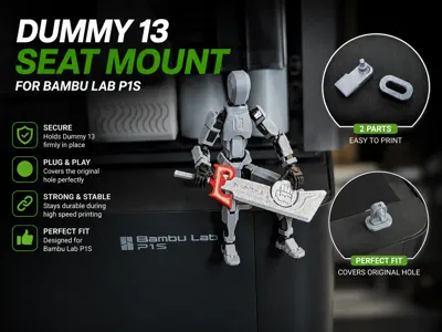 Dummy 13 Seat Mount for Bambu P1S