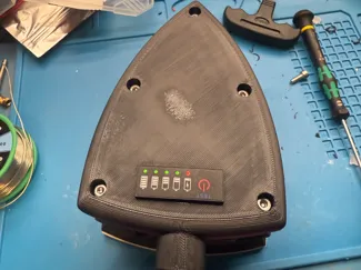 Trockenbau Handschleifer mit LED AKKU