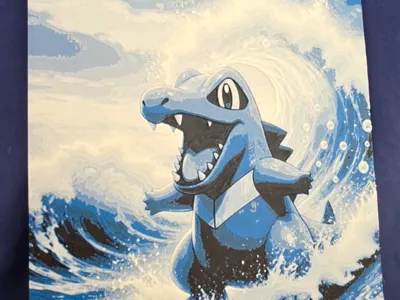 Totodile Hueforge - Surge of the Sea