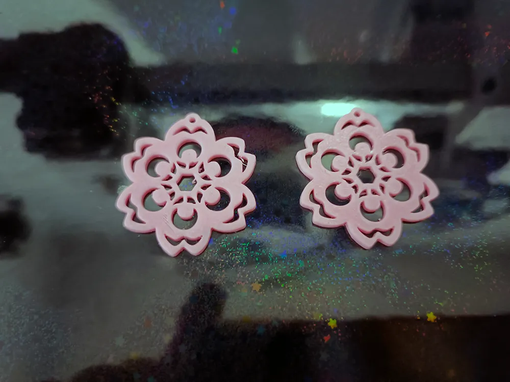 Infinite Fractal Earrings view 4