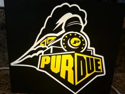 Purdue Train Light Box